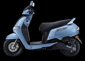 TVS iQube S Mint Blue