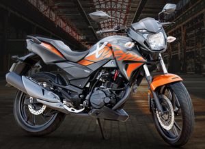 Xtreme 200R in Heavy Grey with Orange