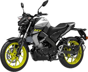 Yamaha MT-15 CYW Ice Fluo with Neon Green Wheels