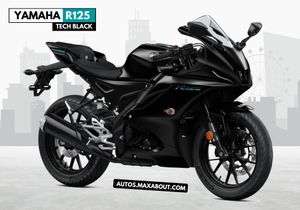 Yamaha R125 in Tech Black Colour