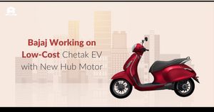 Bajaj Working on Low-Cost Chetak EV with New Hub Motor