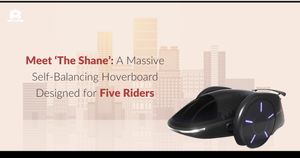 Meet 'The Shane': A Massive Self-Balancing Hoverboard Designed for Five Riders