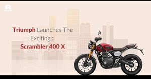 Triumph Launches the Exciting Scrambler 400 X