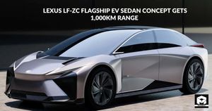 Lexus LF-ZC flagship EV sedan concept gets 1,000km range