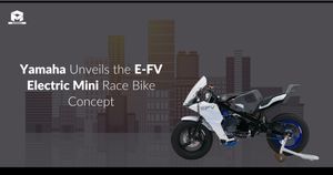 Yamaha Unveils the E-FV Electric Mini Race Bike Concept