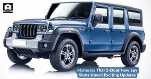 Mahindra Thar 5-Door: New Spy Shots Unveil Exciting Updates