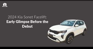 2024 Kia Sonet Facelift: Early Glimpse Before the Debut