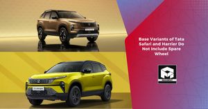  Base Variants of Tata Safari and Harrier Do Not Include Spare Wheel
