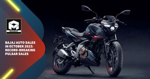 Bajaj Auto Sales in October 2023: Record-Breaking Pulsar Sales