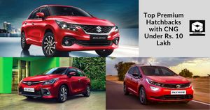 Top Premium Hatchbacks with CNG Under Rs. 10 Lakh