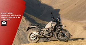 Royal Enfield Himalayan 450 Hits the Market, Starting at Rs. 2.69 Lakhs