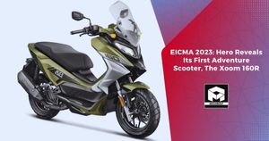  EICMA 2023: Hero Reveals Its First Adventure Scooter, The Xoom 160R