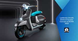 Lambretta Unveils Elettra E-Scooter Concept at EICMA 2023