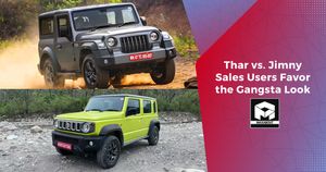 Thar vs. Jimny Sales: Users Favor the Gangsta Look