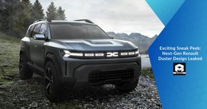 Exciting Sneak Peek: Next-Gen Renault Duster Design Leaked