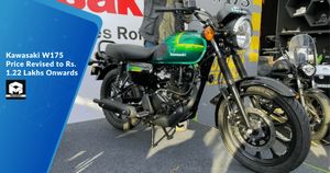 Kawasaki W175 Price Revised to Rs. 1.22 Lakhs Onwards