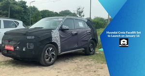 Hyundai Creta Facelift Set to Launch on January 16