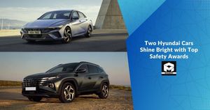 Two Hyundai Cars Shine Bright with Top Safety Awards