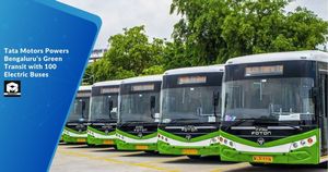 Tata Motors Powers Bengaluru's Green Transit with 100 Electric Buses