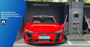  Audi's Milestone: Renewable-Powered Ultra-Fast EV Charger in Mumbai