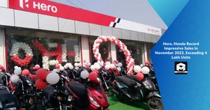 Hero, Honda Record Impressive Sales in November 2023, Exceeding 4 Lakh Units