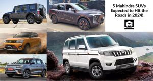 5 Mahindra SUVs Expected to Hit the Roads in 2024!