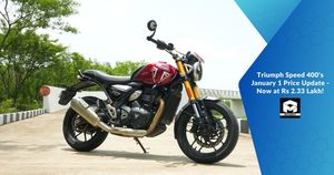 Triumph Speed 400's January 1 Price Update - Now at Rs 2.33 Lakh!