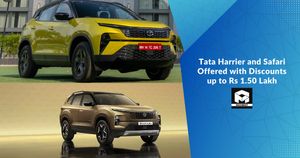 Tata Harrier and Safari Offered with Discounts up to Rs 1.50 Lakh