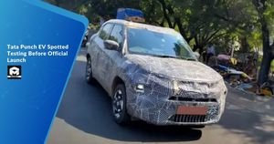 Tata Punch EV Spotted Testing Before Official Launch