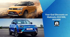  Year-End Discounts on Mahindra XUV300, XUV400