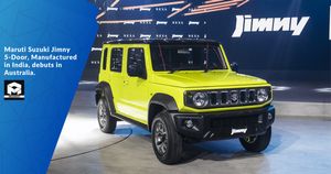 Maruti Suzuki Jimny 5-Door, Manufactured in India, debuts in Australia