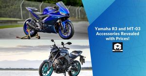 Yamaha R3 and MT-03 Accessories Revealed with Prices!