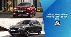 2024 Kia Sonet Facelift: Unveiling Tech Line vs GT Line