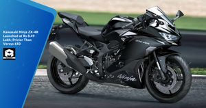 Kawasaki Ninja ZX-4R Launched at Rs 8.49 Lakh; Pricier Than Versys 650