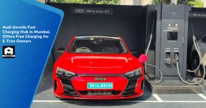 Audi Unveils Fast Charging Hub in Mumbai, Offers Free Charging for E-Tron Owners