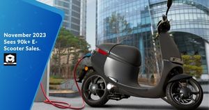    November 2023 Sees 90k+ E-Scooter Sales