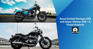 Royal Enfield Shotgun 650 and Super Meteor 650 - A Visual Analysis