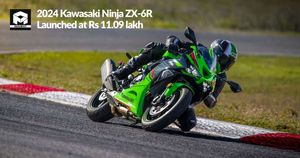 2024 Kawasaki Ninja ZX-6R Launched at Rs 11.09 lakh