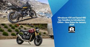 Himalayan 450 and Speed 400 Say Goodbye to Introductory Offers - New Rates for January 2024