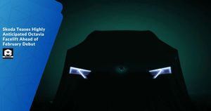 Skoda Teases Highly Anticipated Octavia Facelift Ahead of February Debut