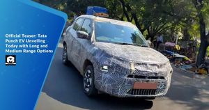 Official Teaser: Tata Punch EV Unveiling Today with Long and Medium Range Options