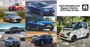 2023's Affordable Auto Elegance: Top Non-SUVs Under 25 Lakh