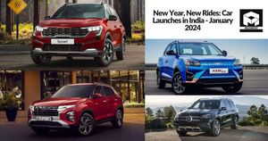 New Year, New Rides: Car Launches in India - January 2024