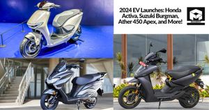 2024 EV Launches: Honda Activa, Suzuki Burgman, Ather 450 Apex, and More