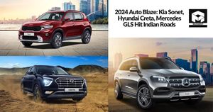  2024 Auto Blaze: Kia Sonet, Hyundai Creta, Mercedes GLS Hit Indian Roads