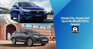 Honda City, Amaze Get Up to Rs 88,600 Off in January