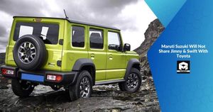 Maruti Suzuki Will Not Share Jimny & Swift With Toyota