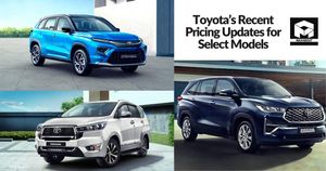  Toyota's Recent Pricing Updates for Select Models