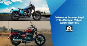 Differences Between Royal Enfield Shotgun 650 and Super Meteor 650