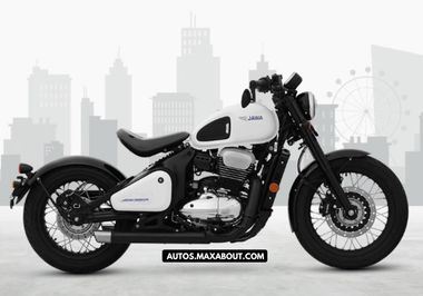 Jawa 42 Bobber Moonstone White